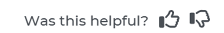 Ask Documents Response Rating Thumbs