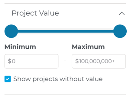 Project Intelligence Project Value Scale