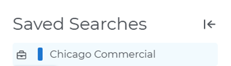 Project Intelligence Saved Search with Tag Label