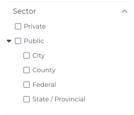 Project Intelligence Sector Filters