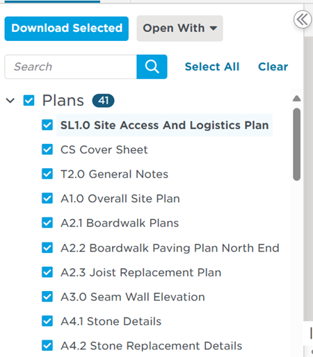 Document Viewer Document Tree Expanded Category