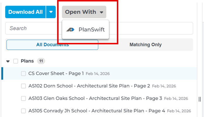 Document Viewer Open With Menu