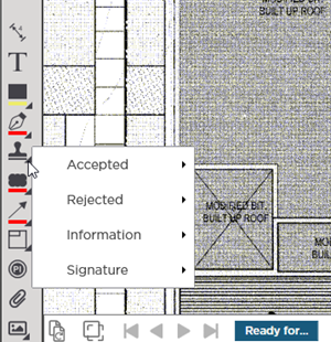 Stamp annotation - list