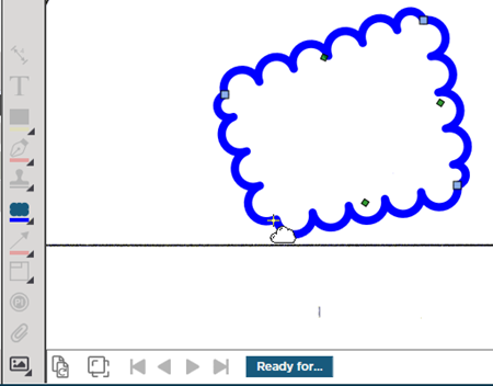 Drawing cloud annotation