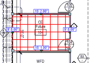 show dimensions on area takeoff - perimeter