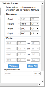 Validation showing number of blocks