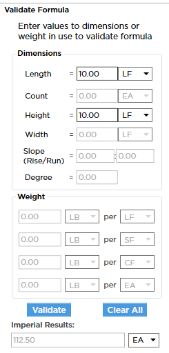 Validation showing number of blocks