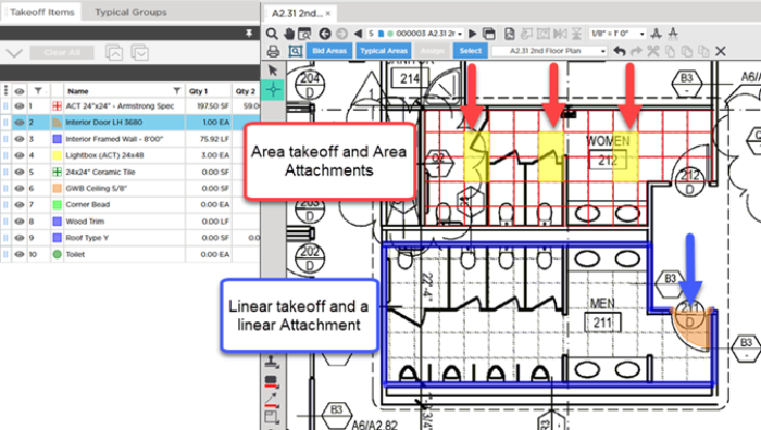 click to place Attachment objects on their appropriate parent objects