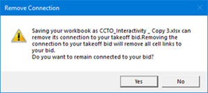 Save as XLSX prompts you to remove Live Link connection