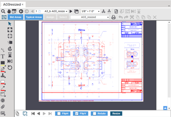 Overlay flipped vertically compared to Base plan