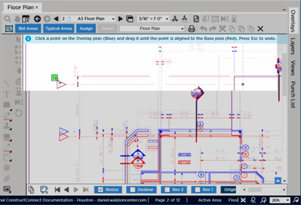 Overlay resizing - step 1, match upper-left points