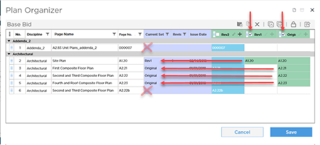 Plan Set Editor showing Sheets being removed after Set is deactivated