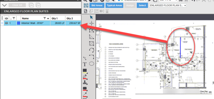 Linear takeoff object - zoomed out