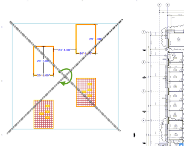 rotating multiple takeoff objects around a central axes