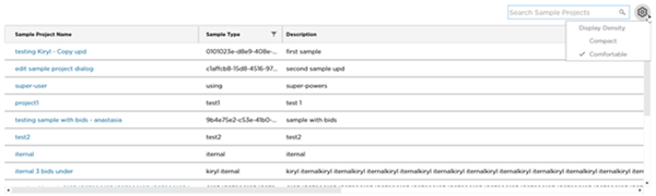 CC-Takeoff Sample Projects Tab - Comfortable View