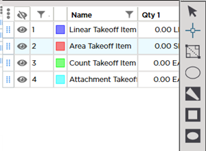 Area Takeoff Tools