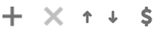 the results toolbar includes options to add a Result, move a Result up or down, delete a Result you previously added, and toggle on or off the pricing columns.