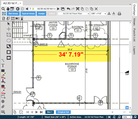 draw a Dimension Line next to a known linear to verify scale - ours is off slightly