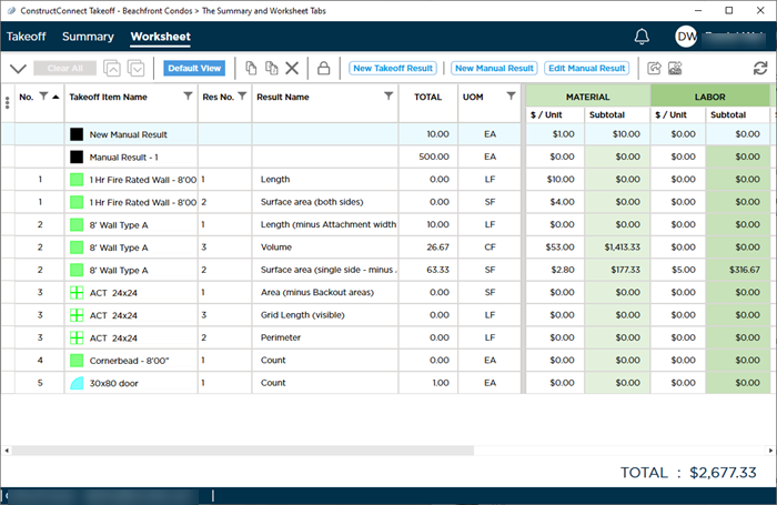 Worksheet Tab default view