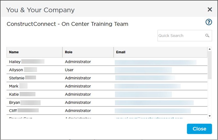 CCTO Your & Your Company dialog box