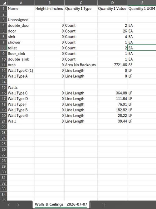text annotation on plan