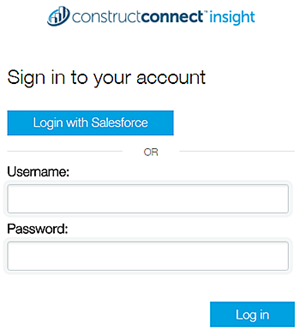 login with salesforce