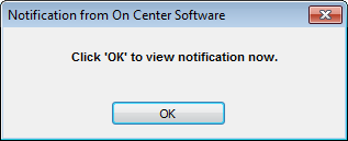 Auto Notifier showing a Marketing notification