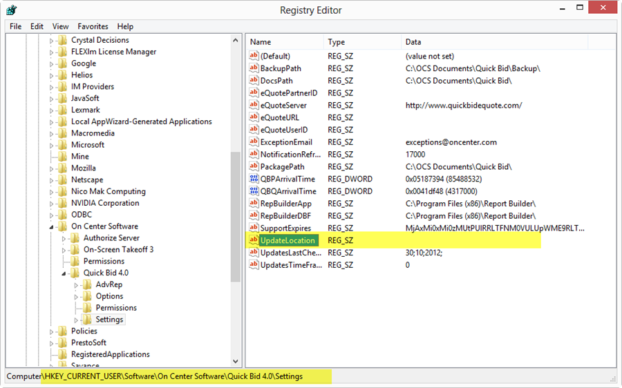 Registry Key to adjust Auto Notifier settings