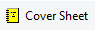 Cover Sheet button