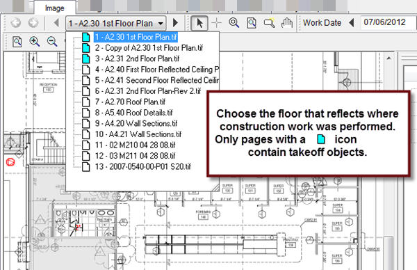 DPC Image Tab - select floor