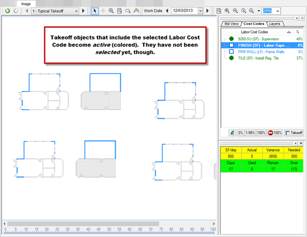 DPC Image Tab - select Cost Codes