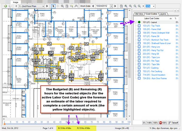 DPC Image Tab - Lining out work