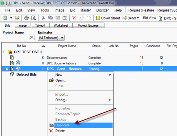 duplicating your bid to archive it