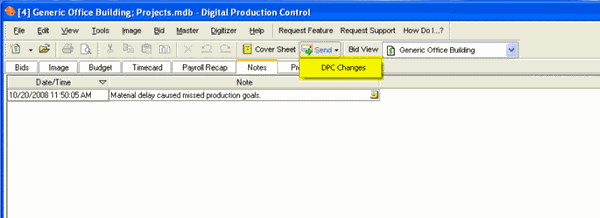 Sending DPC Changes via Project Express