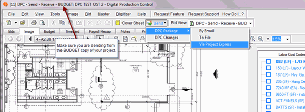 DPC Send job via Project Express