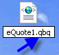 Fixing eQuote received in IncrediMail change XML extenstion to QBQ