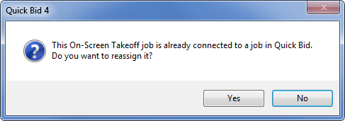 in the prompt to reassign bid click 'yes'