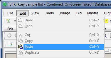 Step 2 - paste those copied Conditions into the bid labeled 'combined'