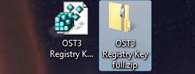 Zipped registry file