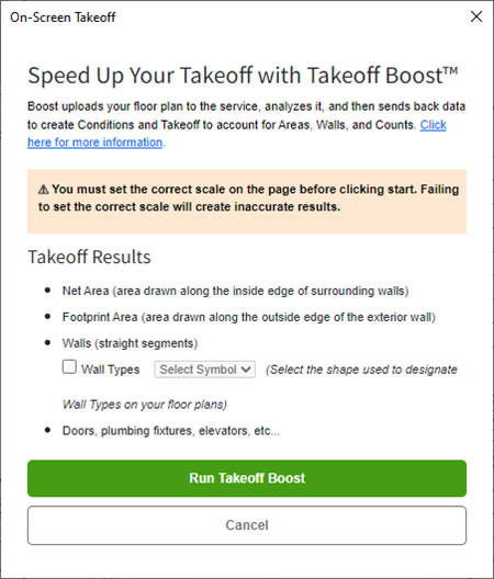 Takeoff Boost pop up