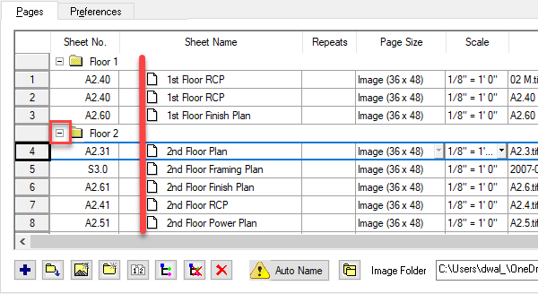 OST Cover Sheet Plan Organizer grid