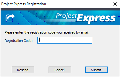 On-Screen Takeoff Project Express enter registration code when prompted