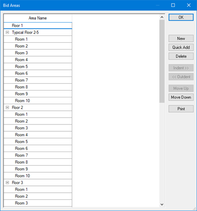 OST Virtual Page Area Assignment