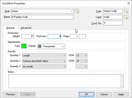 Image Tab showing plan, no takeoff