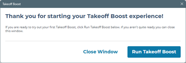Takeoff Boost Lite activated
