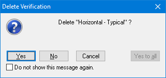 Quick Bid Delete condition verification prompt