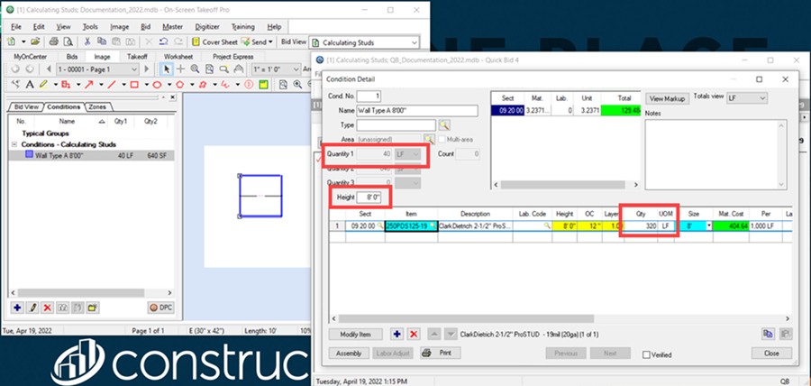 OST and QB Stud calculation without starting stud