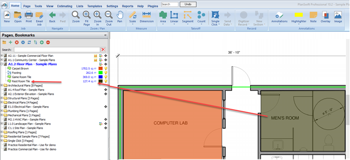 PlanSwift Excel Integration - Excel toolbar showing Continue With options