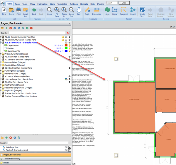PlanSwift Excel Integration - Excel toolbar showing Continue With options