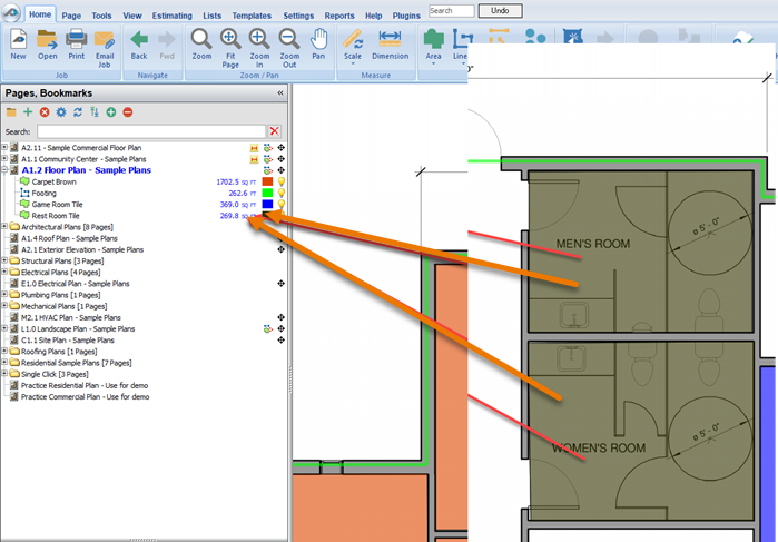 PlanSwift Excel Integration - Excel toolbar showing Continue With options